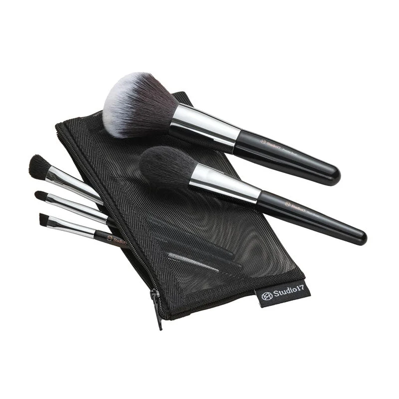 Set di pennelli per il trucco portatile (6 pezzi)