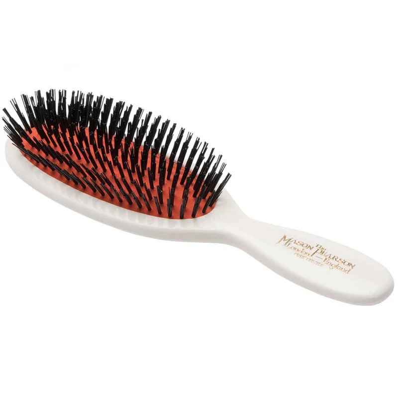 SB4 Pocket Boar Bristle Hairbrush – Ivory