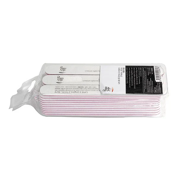 Peggy Sage Limetta 2 Facce Lavabile Diritte- Bianche 100/100- 30 pz