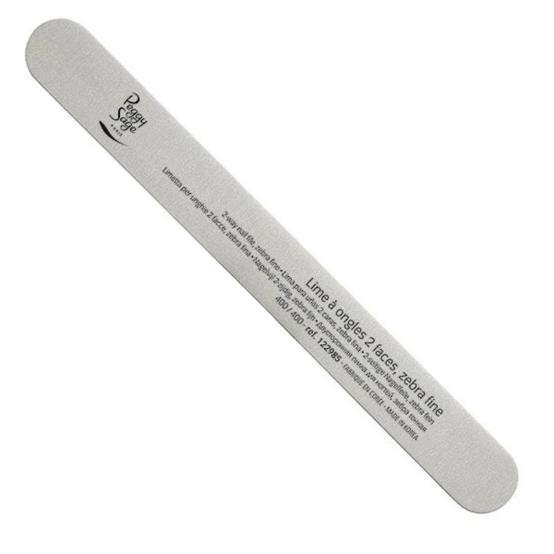 Peggy Sage Limetta 2 Facce Lavabile Diritte- Zebra 400/400- 1 pz