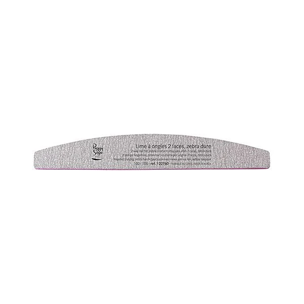 Peggy Sage Limetta 2 Facce Lavabile a Mezzaluna- Zebra Dura 100/100- 1 pz