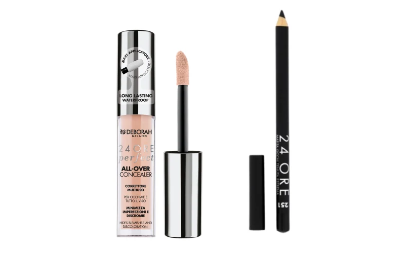 Deborah Correttore All Over Concealer N.01 Fair + Matita 24 Ore Nera