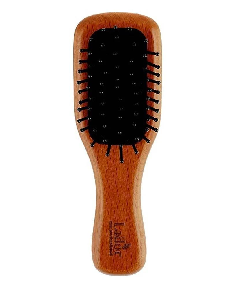 Mini spazzola a paletta in legno 1 pz