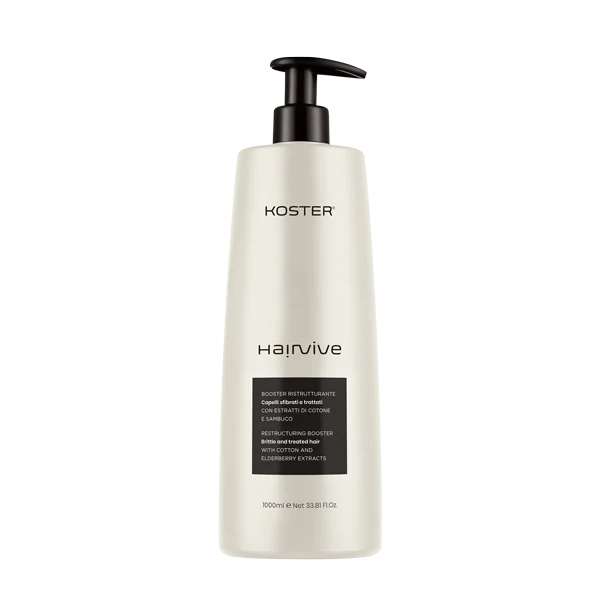 KOSTER Hairvive Booster Ristrutturante - per Capelli Sfibrati e Trattati- 1000 ml