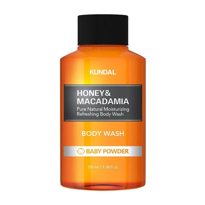 Bagnoschiuma rinfrescante idratante naturale puro al miele e macadamia (mini) 100 ml