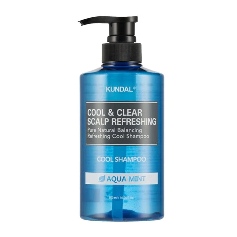 Cool & Clear Shampoo rinfrescante riequilibrante naturale puro per il cuoio capelluto 500 ml (Aqua Mint)