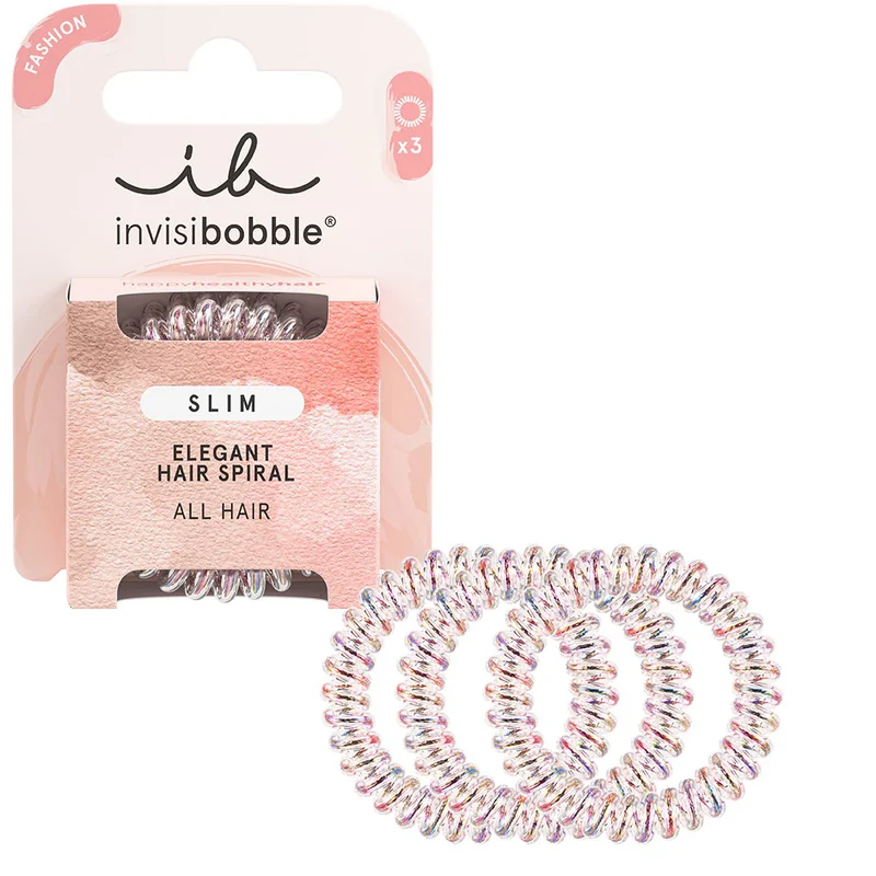Slim Hair Spiral Hair Ties Vanity Fairy 3pc
