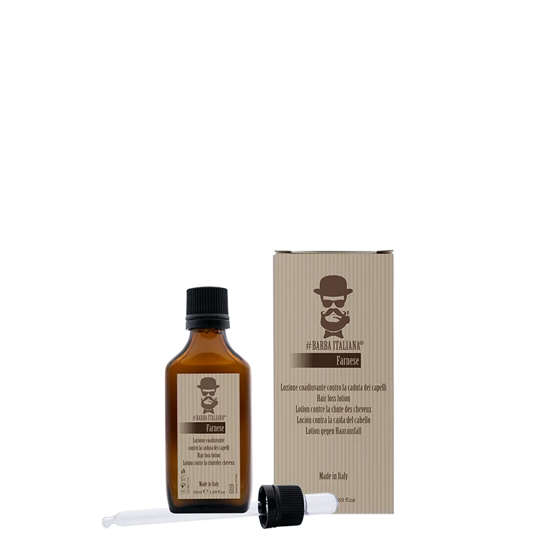 Barba Italiana Farnese- Lozione Coadiuvante Contro la Caduta dei Capelli- 50 ml