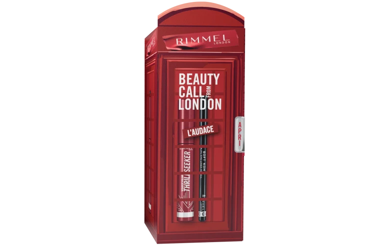 Rimmel Xmas Pochette Thrill Seeker Kit Cabina Telefonica