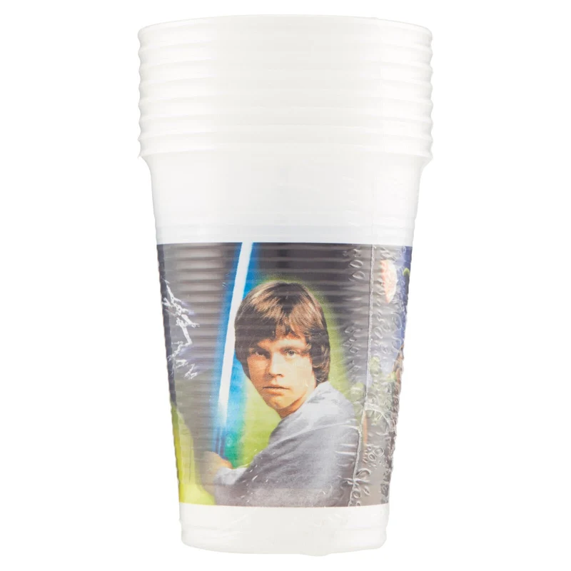Decorata Party Bicchieri in Plastica Star Wars 200 ml 8 pz