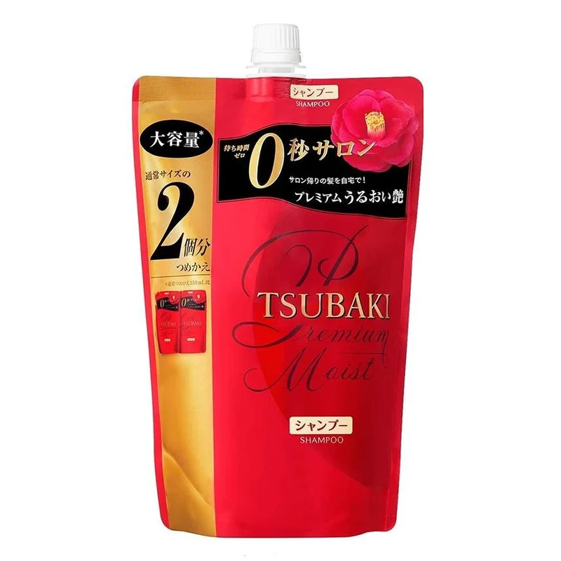 Tsubaki Premium Moist Shampoo o balsamo ricarica tipo pompa 660ml