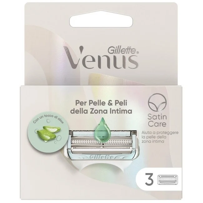 Gillette Venus Intimate Lame 3 Pezzi