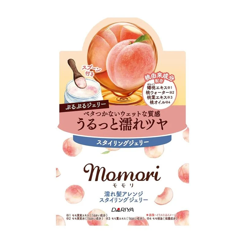 Gelatina per capelli bagnati alla pesca Momori 100 g