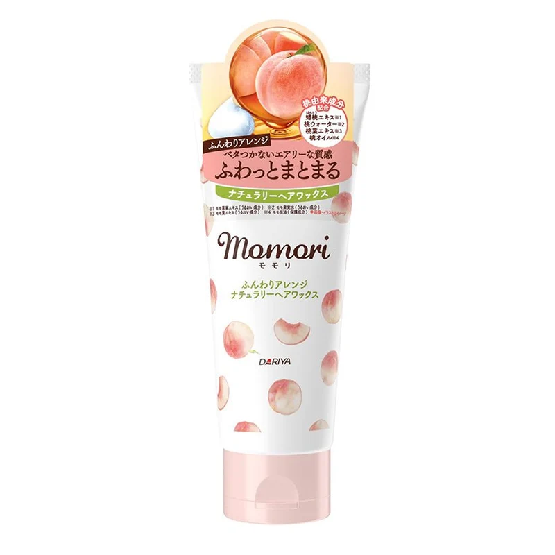 Cera per capelli Momori Peach Fluffy Disporre naturalmente 90 g