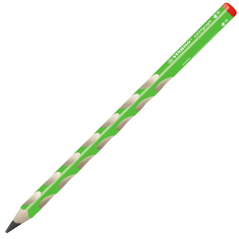 Matita Ergonomica triangolare - STABILO EASYgraph per Destrimani in Verde - Gradazione HB