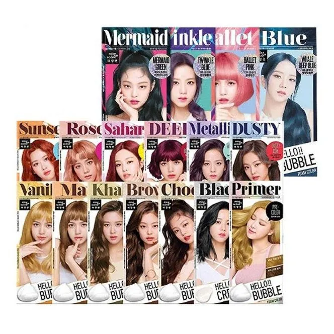 Hello Bubble X Nero Rosa Schiuma Colore
