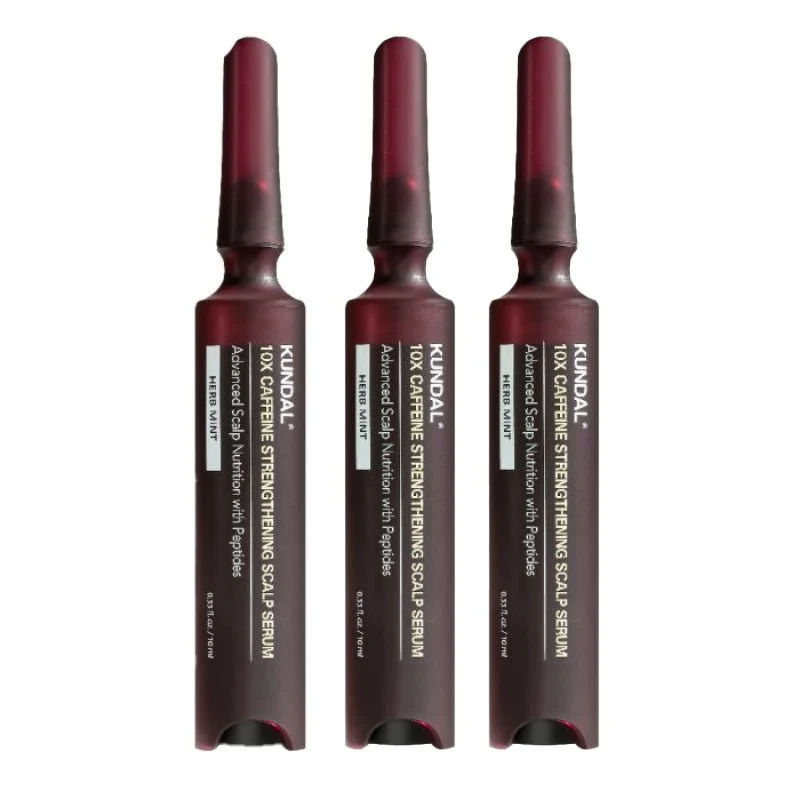 Set edizione Palazzo Reale Coreano - Siero per il cuoio capelluto alla caffeina 10X (10 ml * 3 pezzi) + pettine Gua Sha