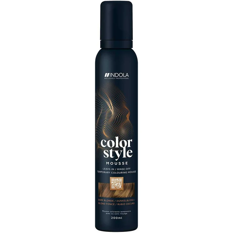 Indola Color Style Mousse Dark Blonde 200ml
