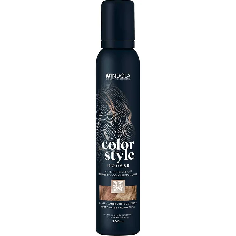 Indola color style mousse beige blonde 200ml