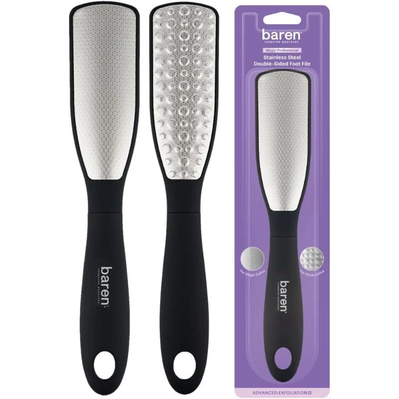 Callus Remover Magic Professional Lima per piedi a doppia faccia in acciaio inossidabile