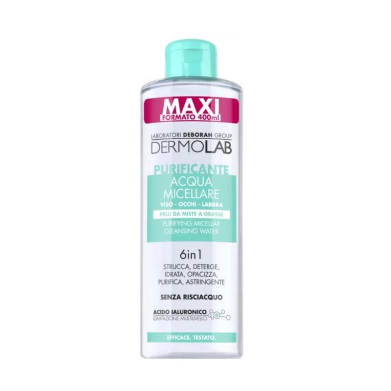 Dermolab Acqua Micellare Idratante pelli miste e grasse 400 ml