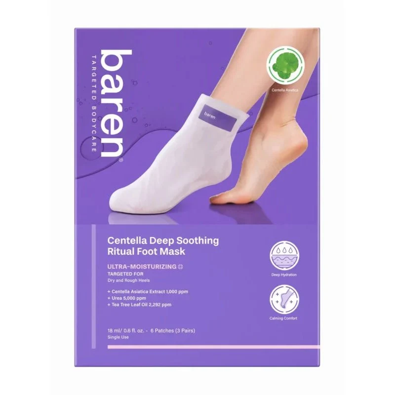 Maschera per i piedi rituale lenitiva profonda alla centella 18 ml