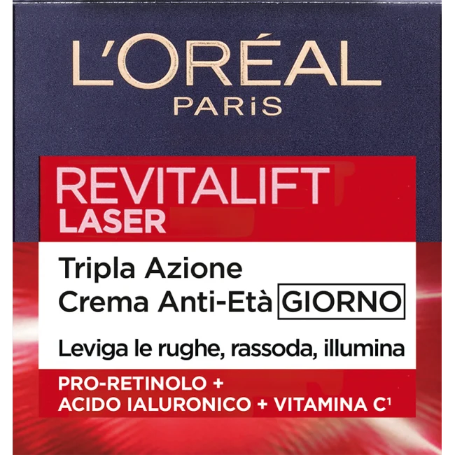 L'Oreal Revitalift Crema Idratante Fragrance Free Anti Rughe Extra Rassodante 50 Ml