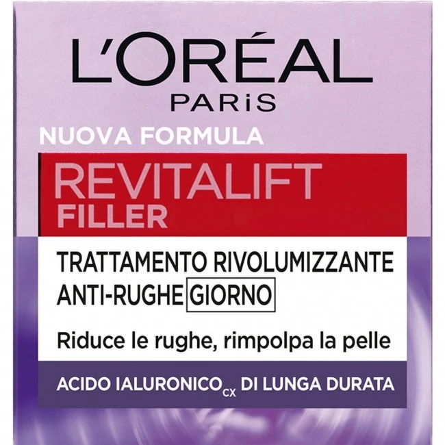 L'Oreal Revitalift Filler Trattamento Rivolumizzante Anti Rughe Giorno 50 Ml