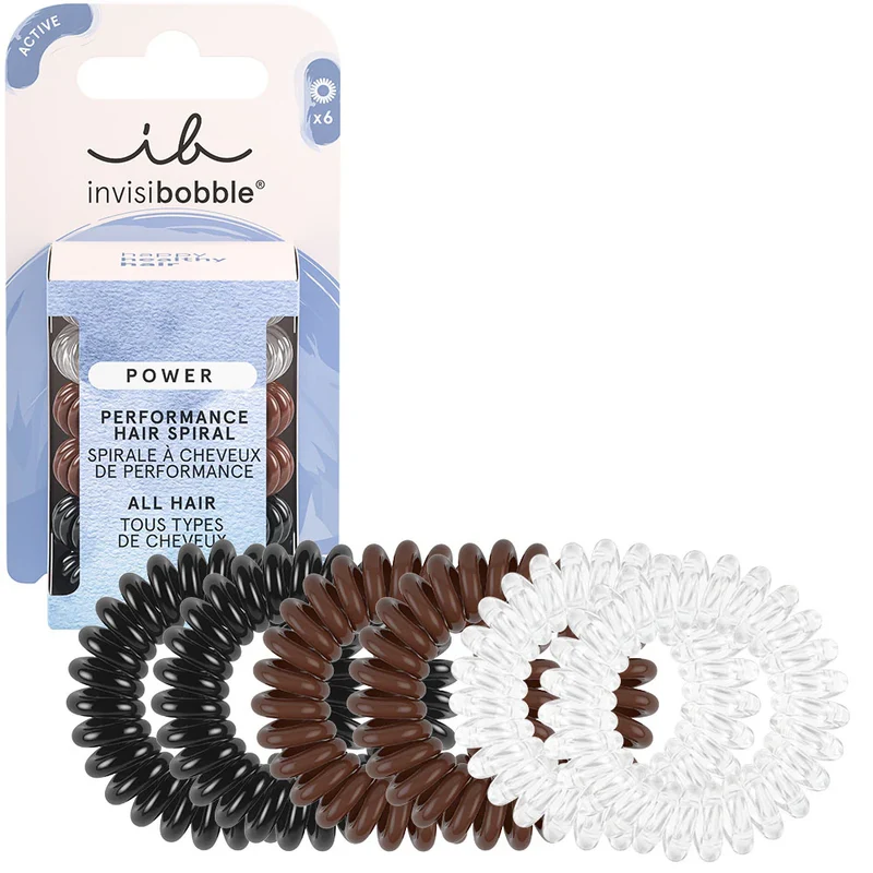 Power Hair Spiral Hair Ties Simply The Best 6pc