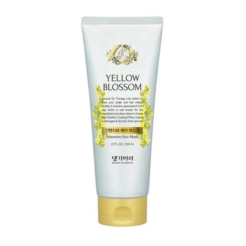 🎁 Maschera intensiva per capelli ai fiori gialli 200 ml (sconto del 100%)