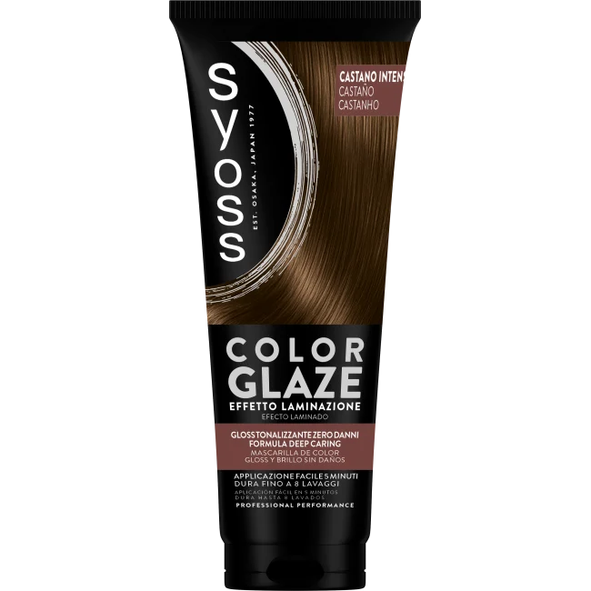 Syoss Color Glaze Tubo 130 Ml Castano Intenso