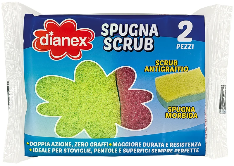 DIANEX SPUGNA SCRUB ANTIGRAFFIO X 2
