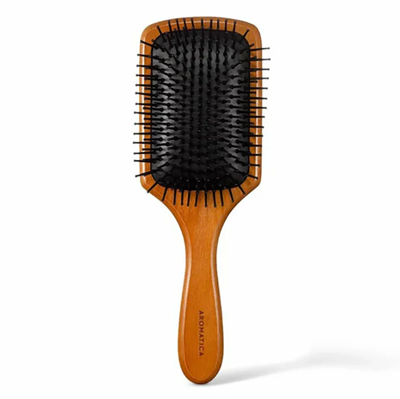 Spazzola in legno per cuoio capelluto media (1 pz)