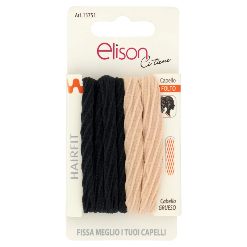 elison Hairfit Elastici Capello Folto 4 pz