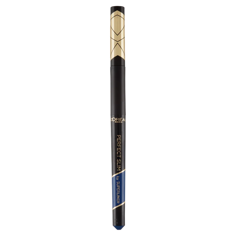 L'Oréal Paris Eyeliner in Penna Superliner Perfect Slim, Tratto Preciso, Tenuta Fino a 24H, Colore: Navy (04)