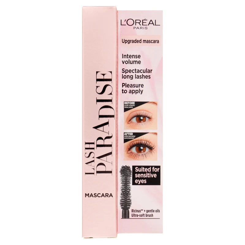 L'Oréal Paris Mascara Volumizzante e Allungante Lash Paradise, Nero