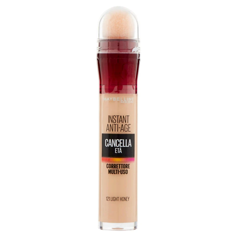 Maybelline New York Correttore Liquido Il Cancella Età, 121 Light Honey