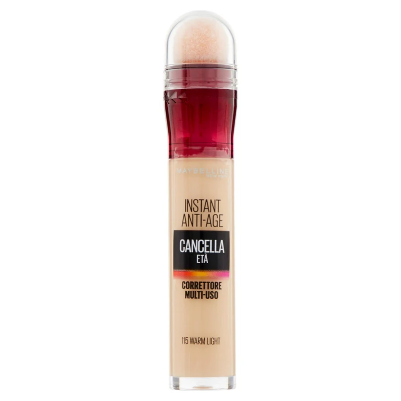 Maybelline New York Correttore Liquido Il Cancella Età, 115 Warm Light