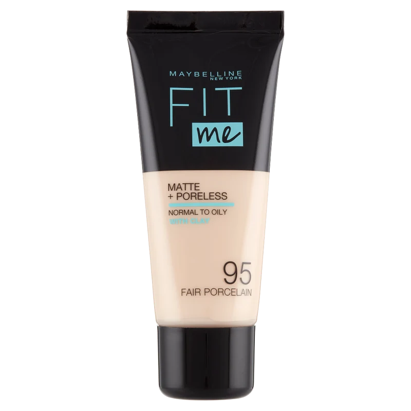 Maybelline New York Fondotinta Fit Me Matte&Poreless, Finish Opacizzante, 35 Fair Porcelaine