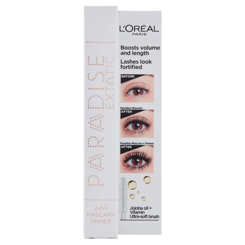 L'Oréal Paris Primer Mascara Lash Paradise, Ciglia Volumizzate e Allungate, Trasparente, 7,2 ml