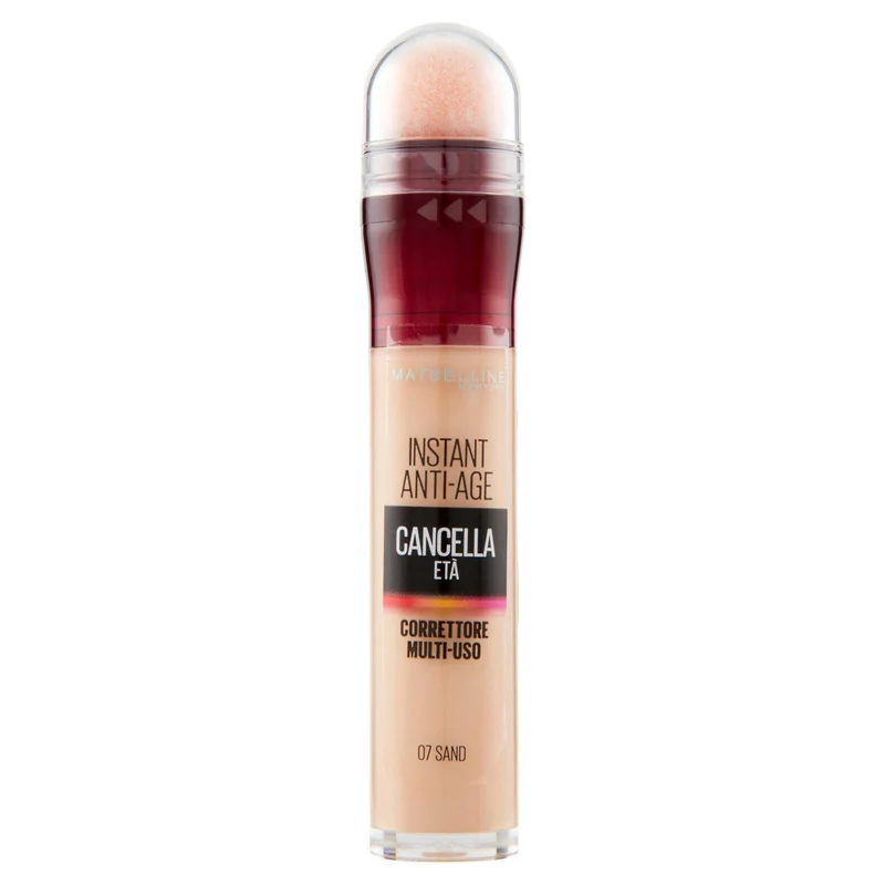 Maybelline New York Correttore Liquido Il Cancella Età, Copre Occhiaie e Piccole Rughe, 07 Sand