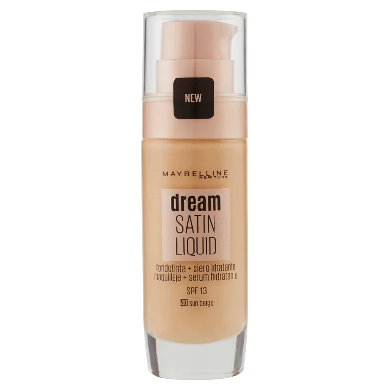 Maybelline New York Fondotinta Dream Satin Liquido 40 Sun beige