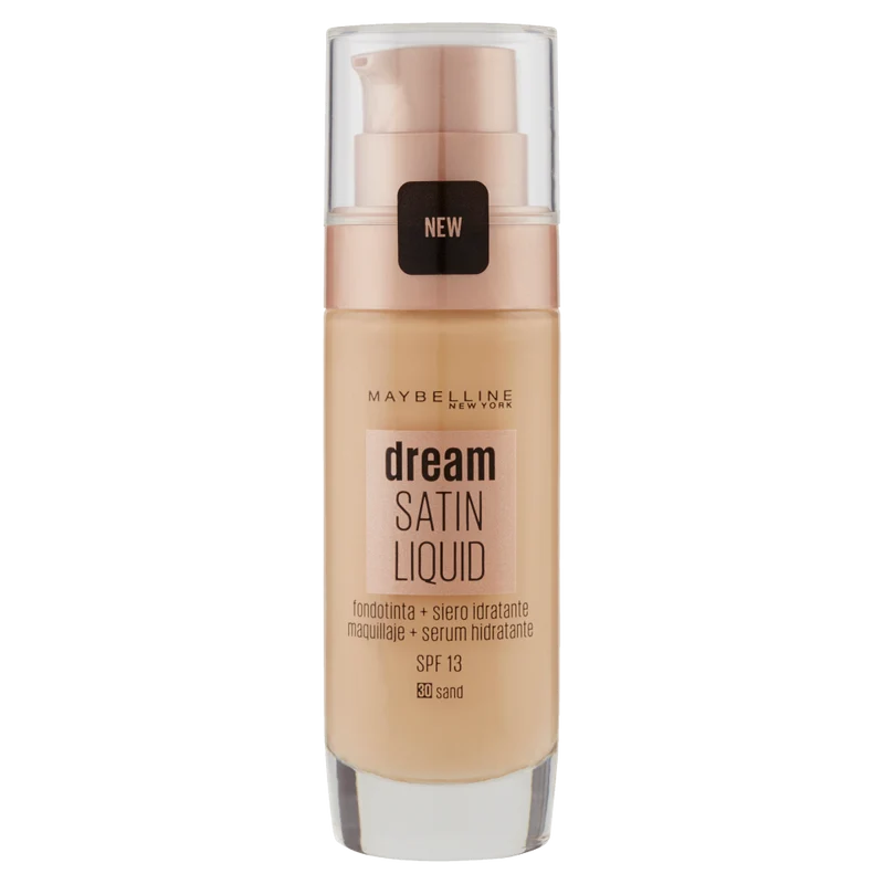 Maybelline New York Fondotinta Dream Satin Liquido 30 Sand