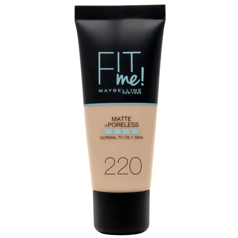 Maybelline - Fondotinta Fit Me Matte+Poreless - 220 Natural Beige