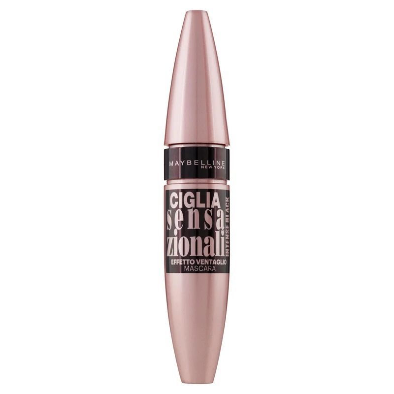 Maybelline New York Ciglia Sensazionali Intense Black - Mascara volume effetto ventaglio - Nero