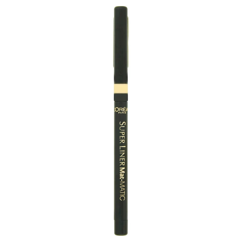 L'Oréal Paris MakeUp Eyeliner Superliner Mat Matic, 01 Ultra Black