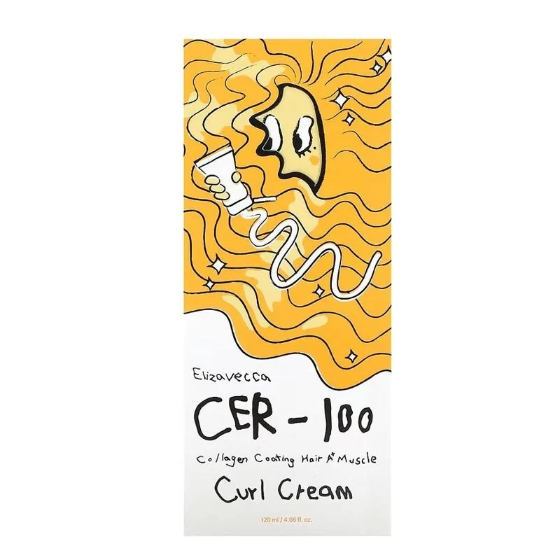 CER-100 Crema per ricci muscolari con rivestimento in collagene per capelli A+ 120 ml